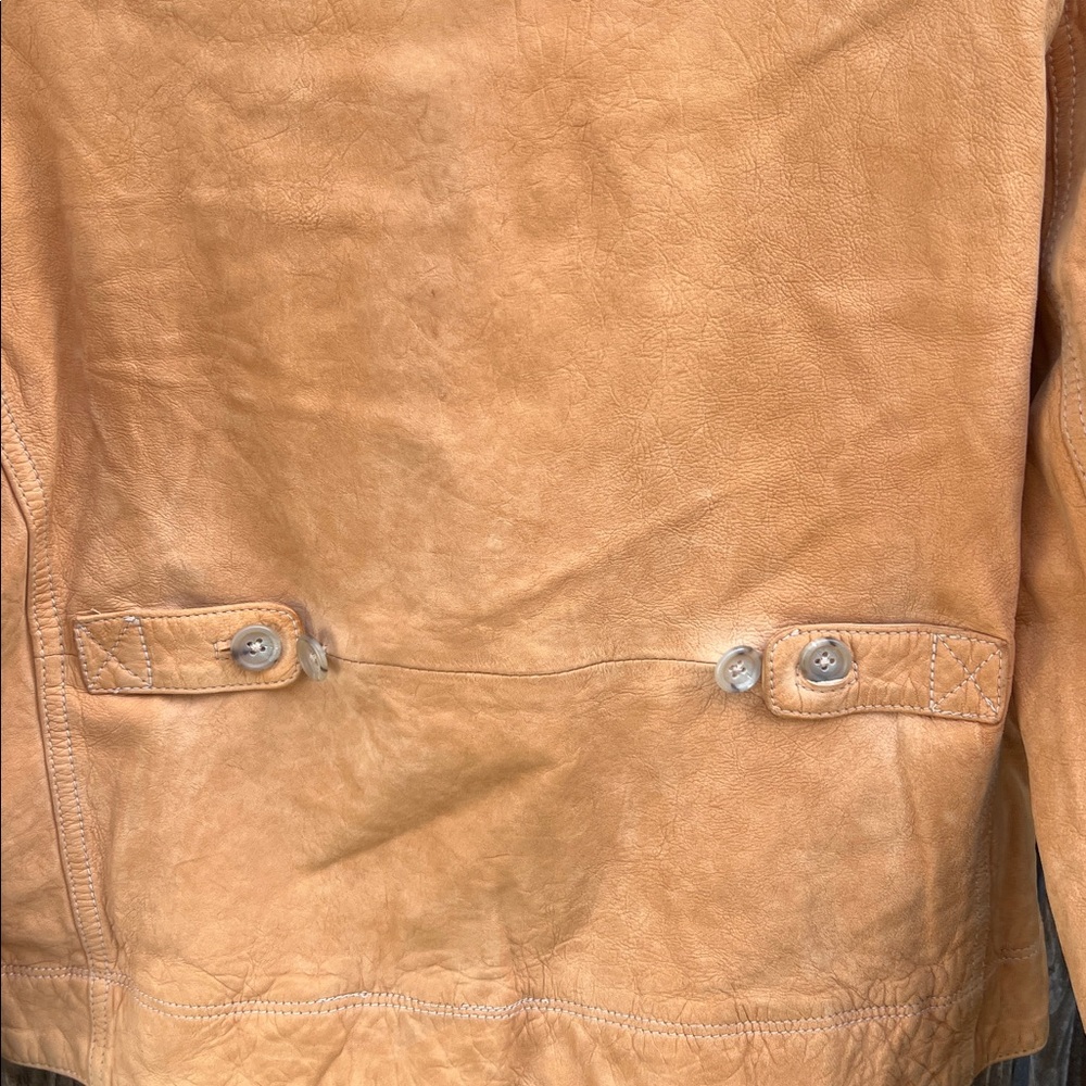 Banana Republic Vintage Tan Leather Jacket - Picture 14 of 16